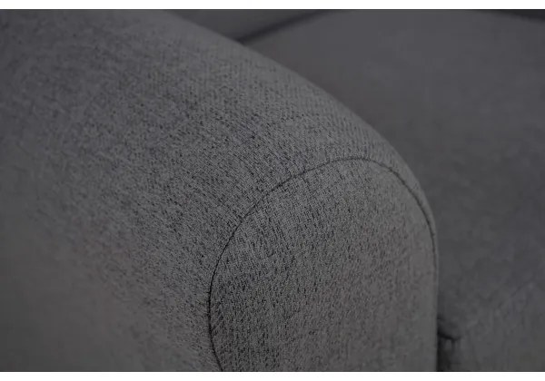 Kreslo ušiak VIVA tmavosivé