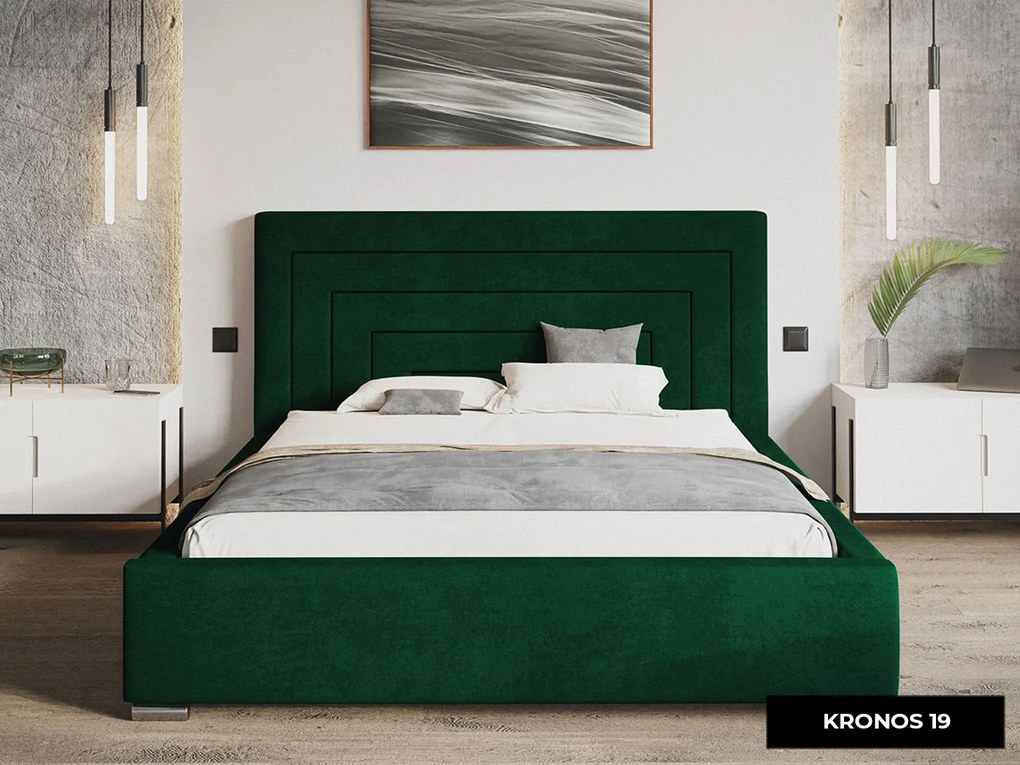 PROXIMA.store - Minimalistická manželská posteľ RORY ROZMER: 160 x 200 cm, FARBA NÔH: biela