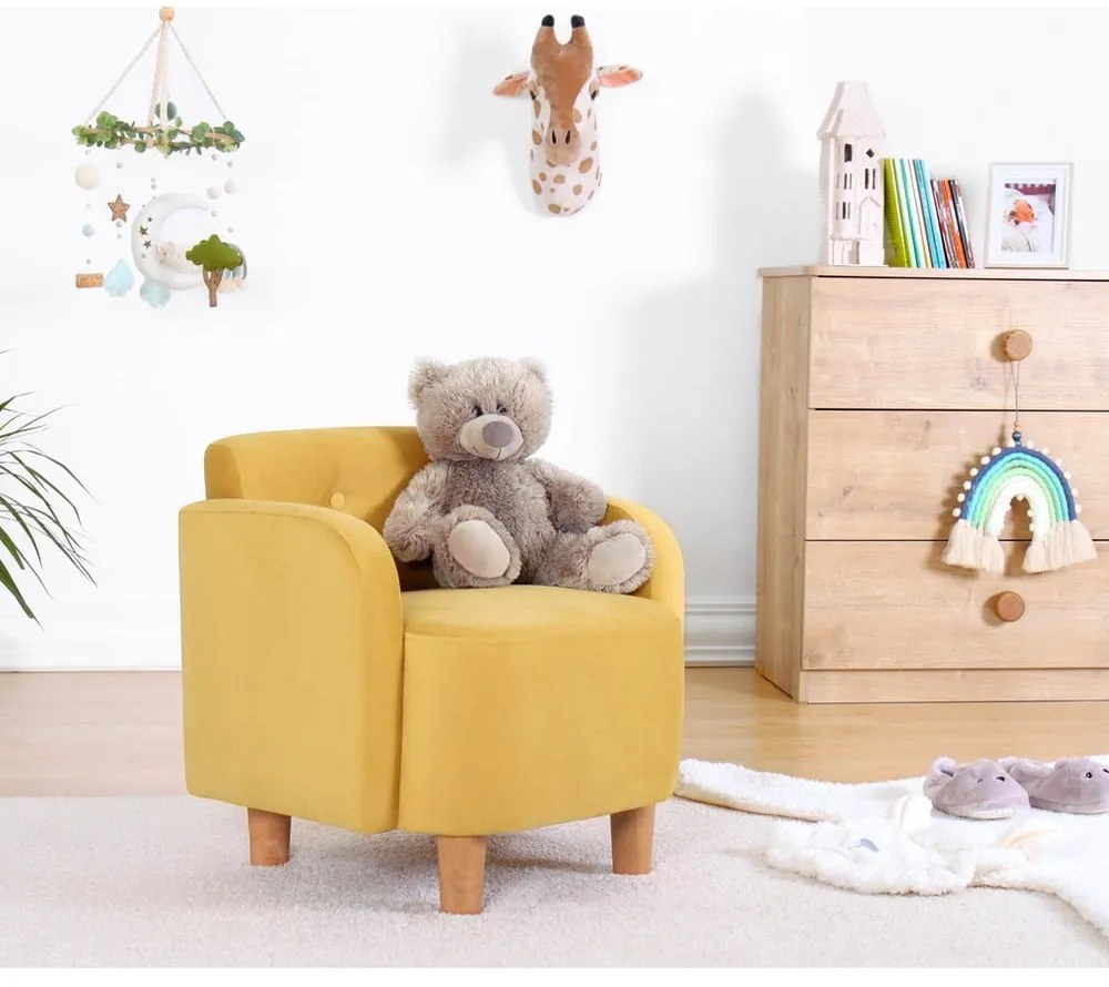 Žlté detské kresielko Volie – Artie