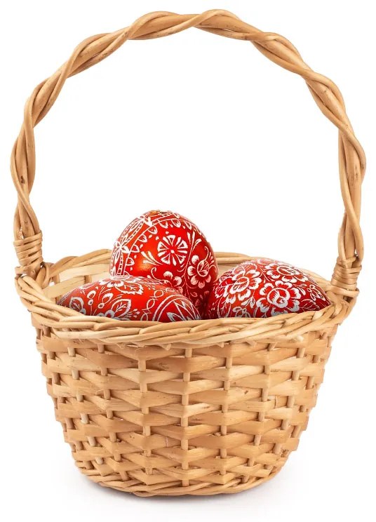 Darčekový kôš prútený Vesselje II.priemer 13 x v. 8/21(cm)