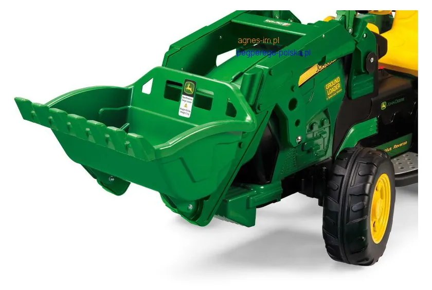 Peg Perego Elektrický traktor Bager JOHN DEERE GROUND LOADER IGOR0068 - 330W - 12V 8Ah - 2024