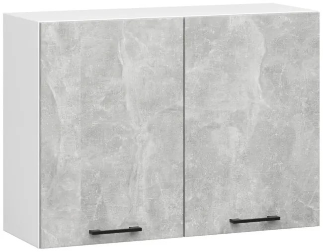 Horná kuchynská skrinka OLIWIA W80 H580 biela / betón