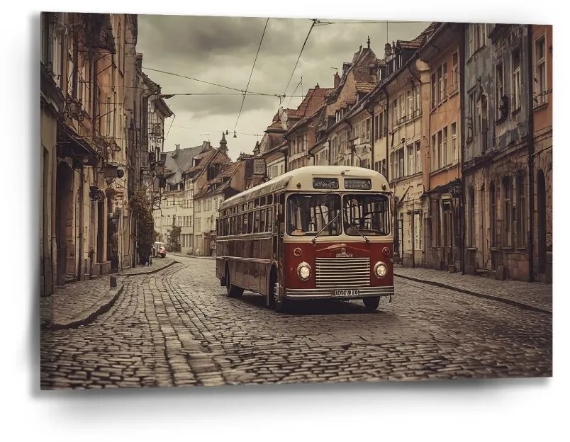 Sablio Obraz Historický autobus - 90x60 cm