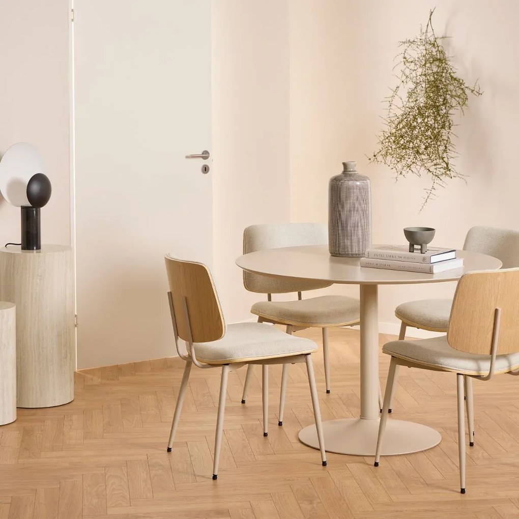 Jedálenský stôl Ibiza 110 cm béžový