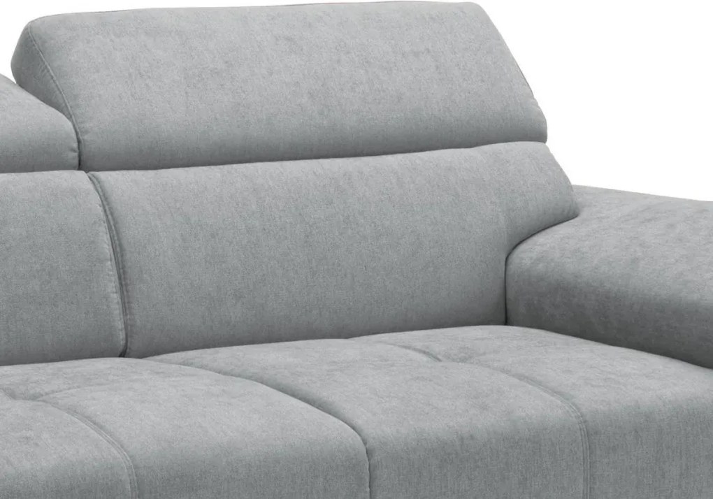 Dvojsedák Speedway, svetlo šedá látka