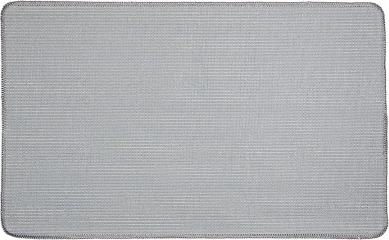 Šedá kúpeľňová predložka s hviezdou - 78*48*1 cm
