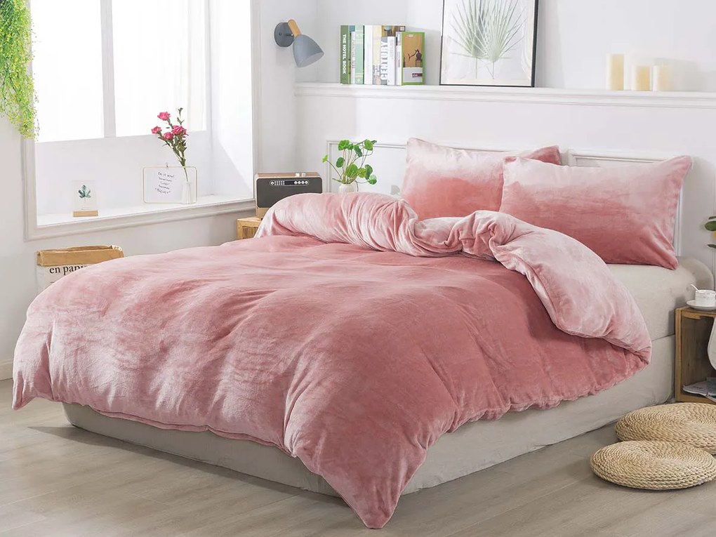 XPOSE® Mikroplyšové obliečky JORGA Exclusive - staroružové