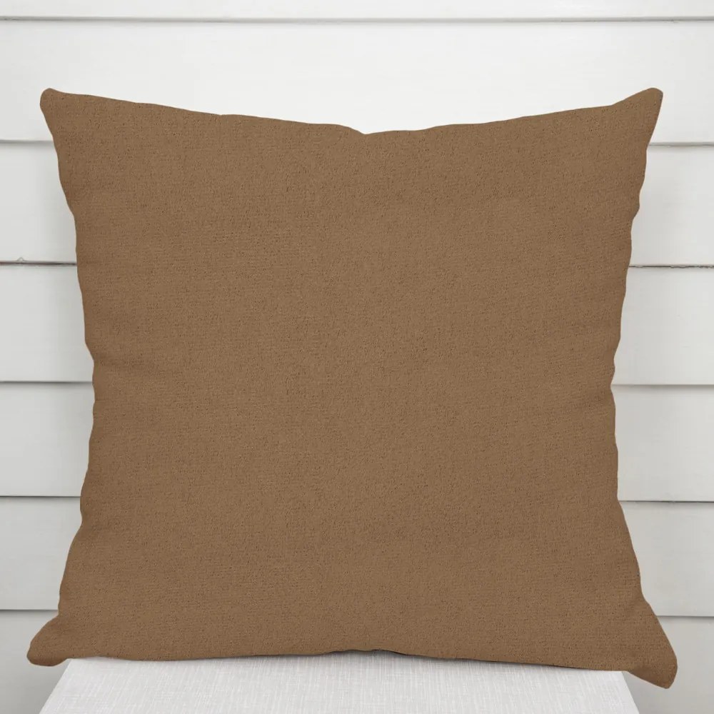 Biante Obliečka na vankúš/imitácia brúsenej kože Alcantara ALC-015 Svetlo hnedá 40 x 40 cm