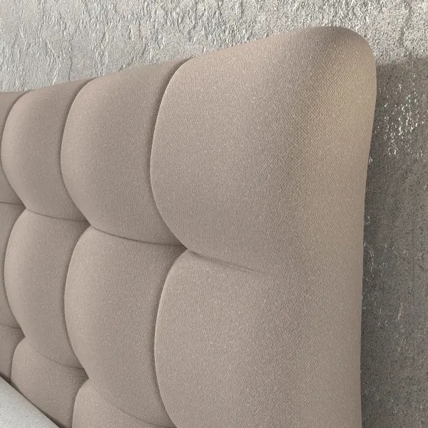 Boxspringová posteľ SOFIA 180x200 cm s matracmi a topperom béžová