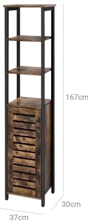 Skrinka FIRA hnedá/čierna