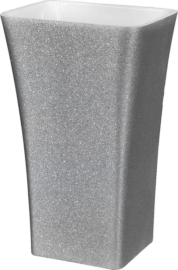 Besco Voľne stojace umývadlo z liateho mramoru Assos Glam S UM VS 52x41x85 cm