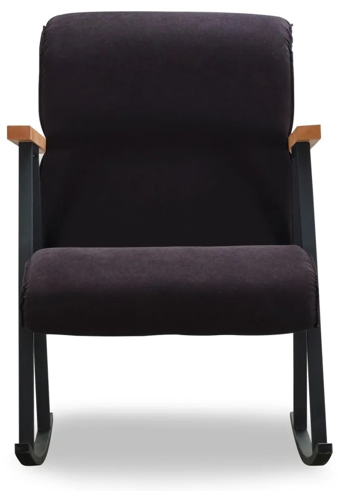 Hojdacie kreslo YOKA 55 cm čierna