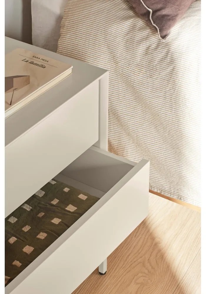 Čierny nočný stolík Platt – Teulat