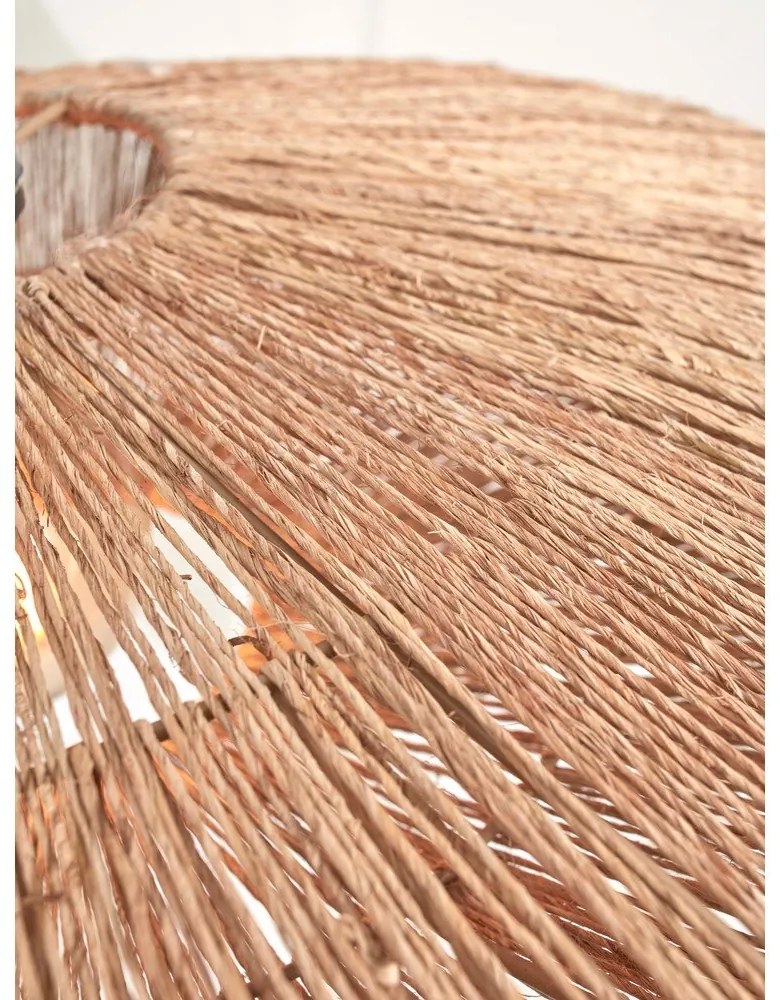 Závesné svietidlo s tienidlom z juty v prírodnej farbe ø 40 cm Iguazu – Good&amp;Mojo