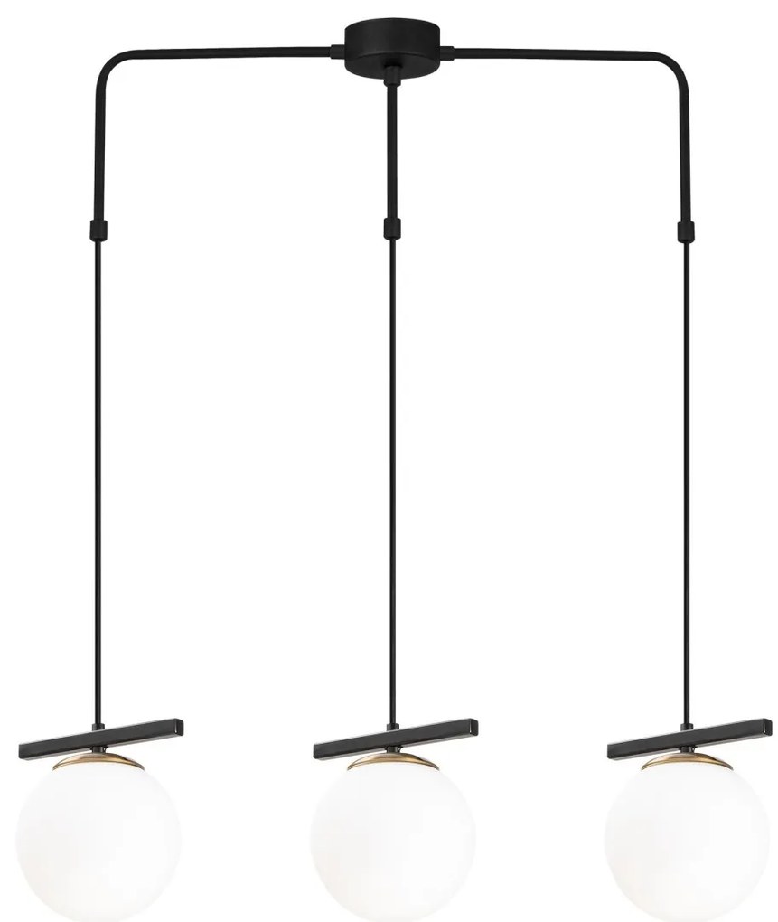 Stropné svietidlo UZUM IV čierne