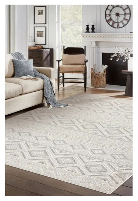 Kusový koberec Leput šedý 140x190cm