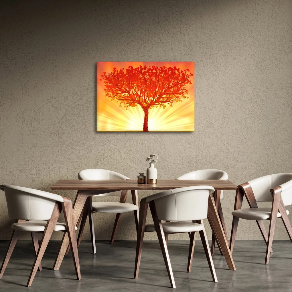 Obraz - Strom v žiari slnka (70x50 cm)