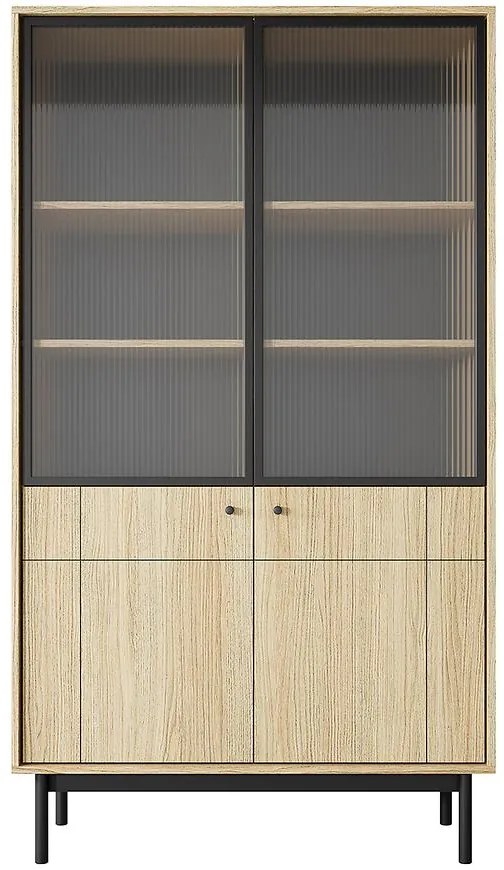 Vitrína Japandi WT104 dub linea