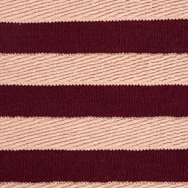 Deka RUDENS pruhovaná bordová 752438