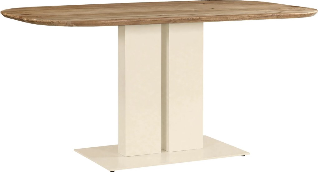 XXXLutz JEDÁLENSKÝ STÔL, akácia, krémová, farba akácie, 160/95/76 cm Lomoco - Stoly - 001630029401