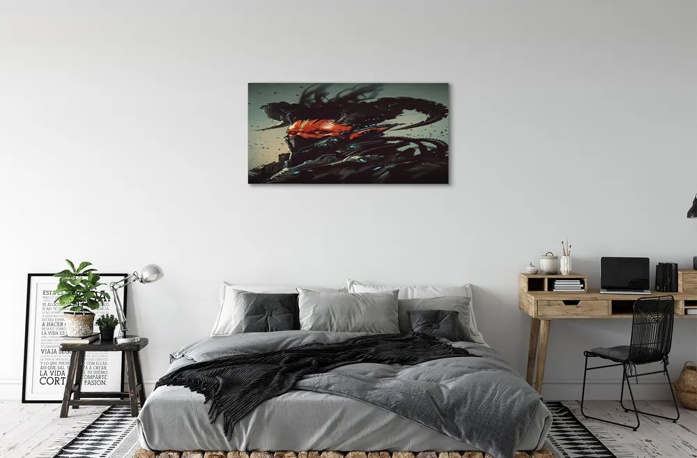 Obraz canvas Tmavé hrozná forma 120x60 cm