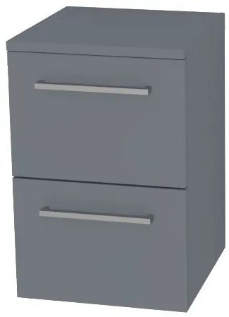 Mereo Bino, kúpeľňová skrinka spodná 50 cm, Multidecor, Monumentálna sivá, MER-CN694MSO1