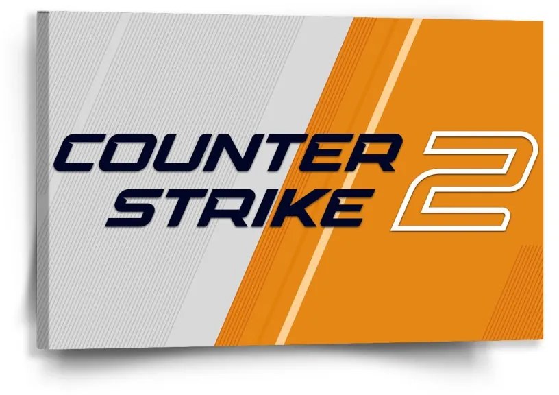 Sablio Obraz Counter Strike 2 Oranžová - 60x40 cm