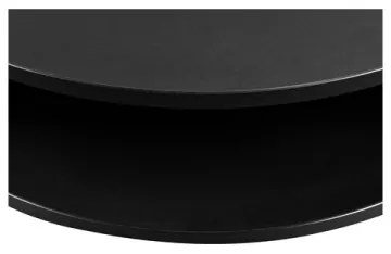 Konferenčný stolík FIKOLI 40x75 cm čierna/biela