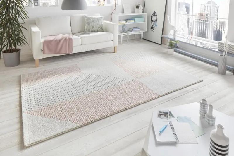 Mint Rugs - Hanse Home koberce Kusový koberec Madison 102782 creme rose - 80x150 cm