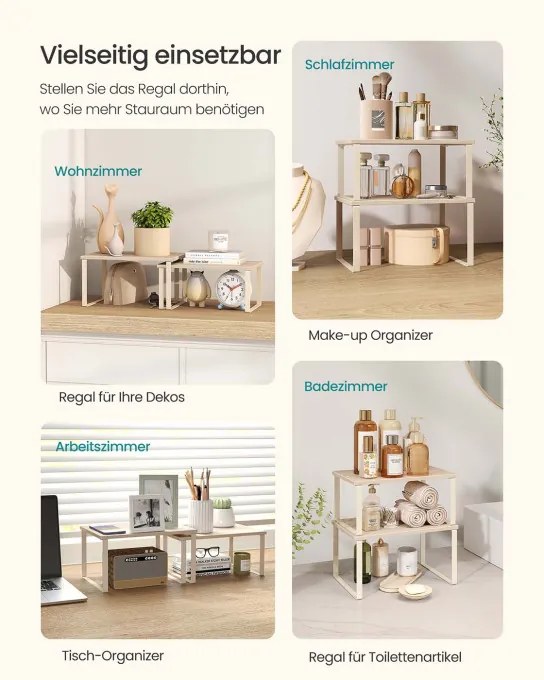 Set 2 kuchynských políc KCS020L01