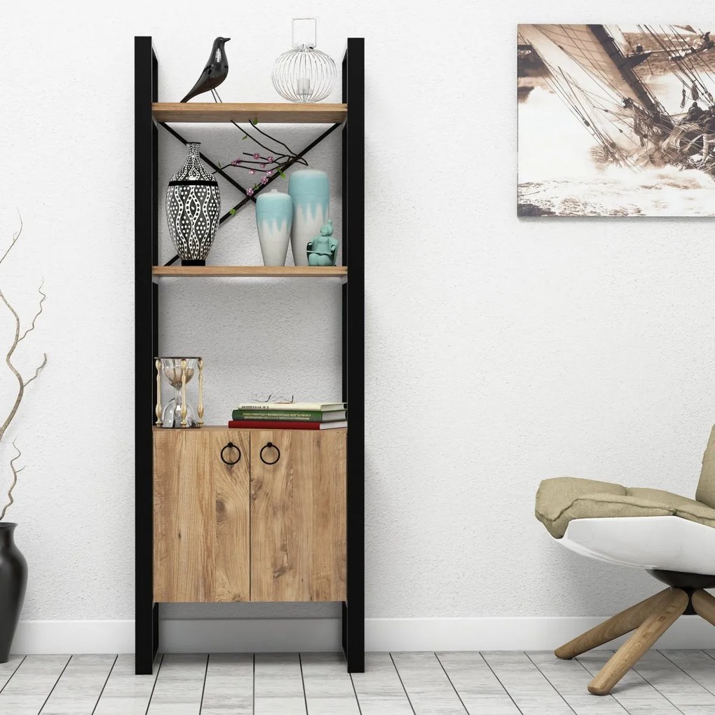 Regál Milano čierny