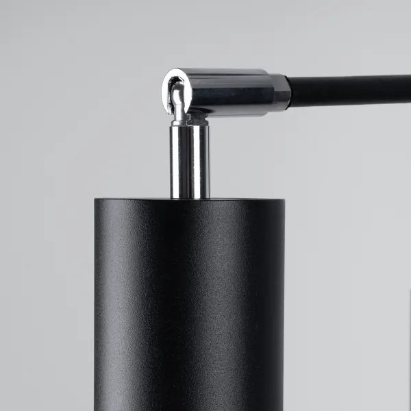 Sollux SL.1207 - Luster na lanku LEMMI 6xGU10/10W/230V čierna