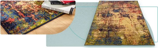 Koberec Agnella Deco Izumi zlatý