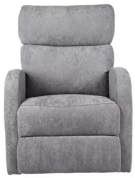 LuxuryForm DESIGN Televízne kreslo BRUNO otočné s polohovaním - šedé