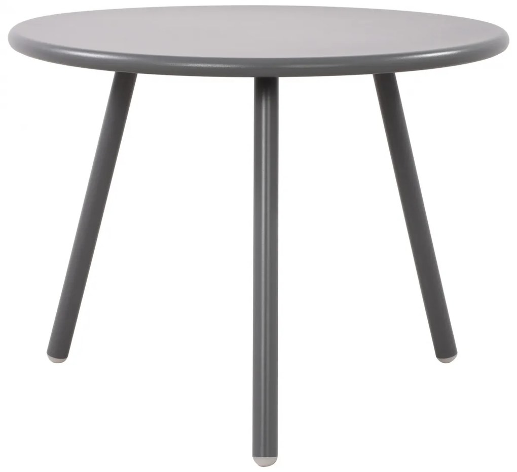 Konferenčný stolík Minot - v45 x Ø60 cm - Tmavo sivá