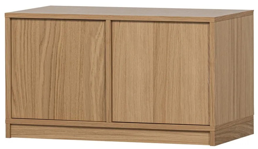 Modulárny TV stolík v dekore duba v prírodnej farbe 77x44 cm Modulair – vtwonen