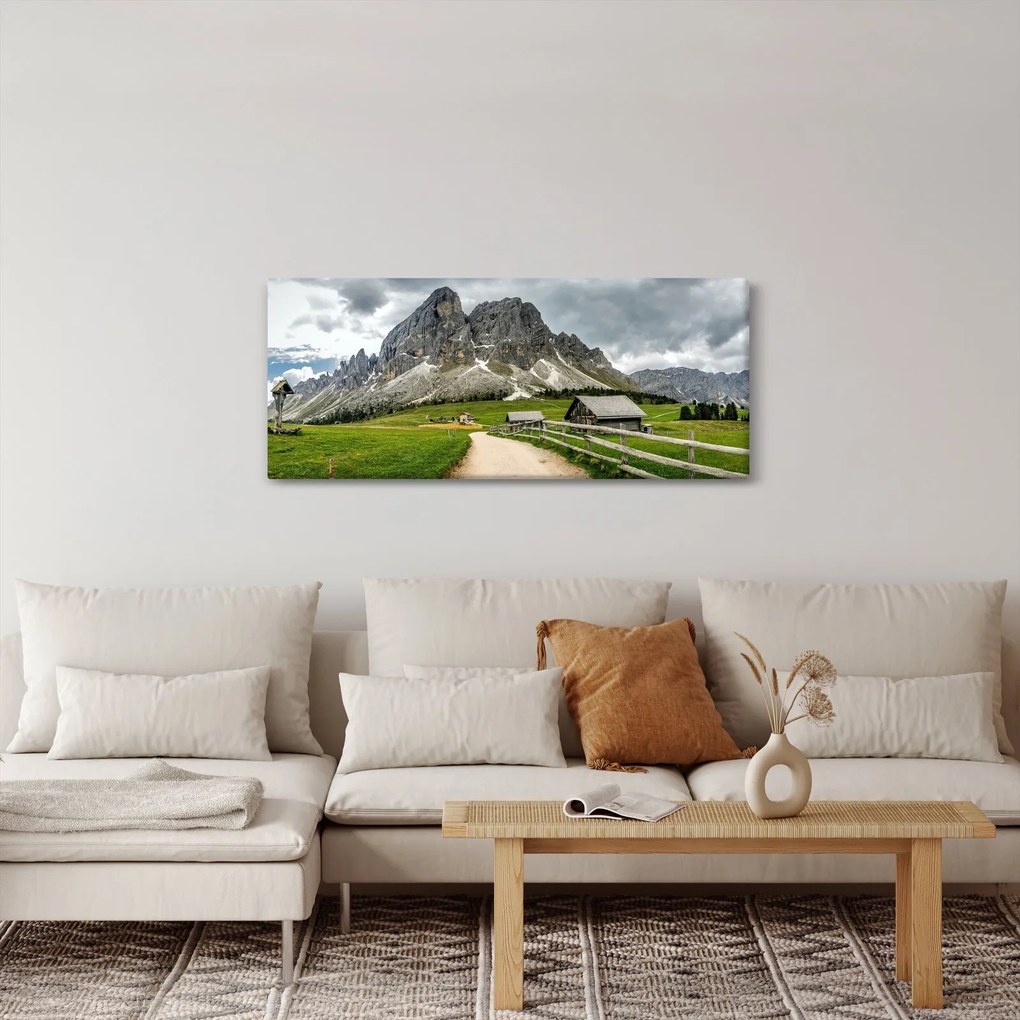 Obraz - V rakúskych horách (120x50 cm)