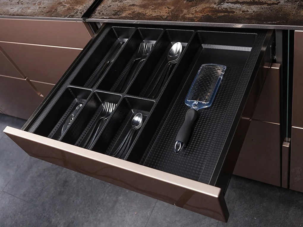 Agoform Príborník Classico Kristall softTouch 80 722 x 474 mm čierný