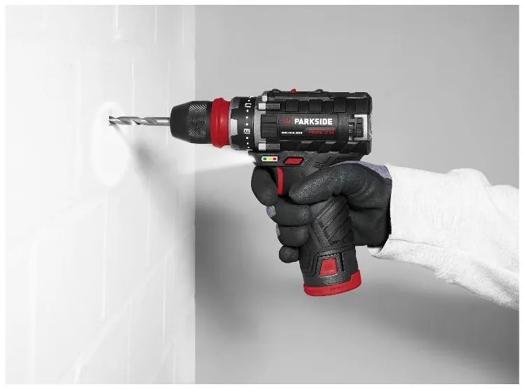 Parkside Performance®  Aku vŕtací skrutkovač s príslušenstvom 12 V Pbspa 12 E4  (100393584)