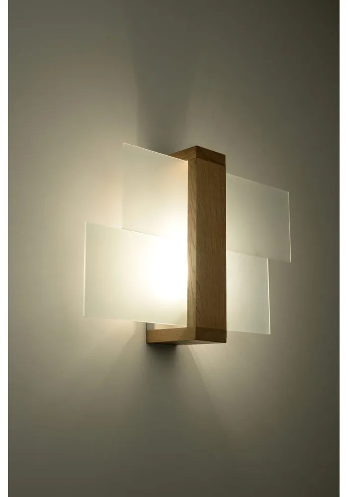 Nástenné svietidlo Nice Lamps Leda Natural