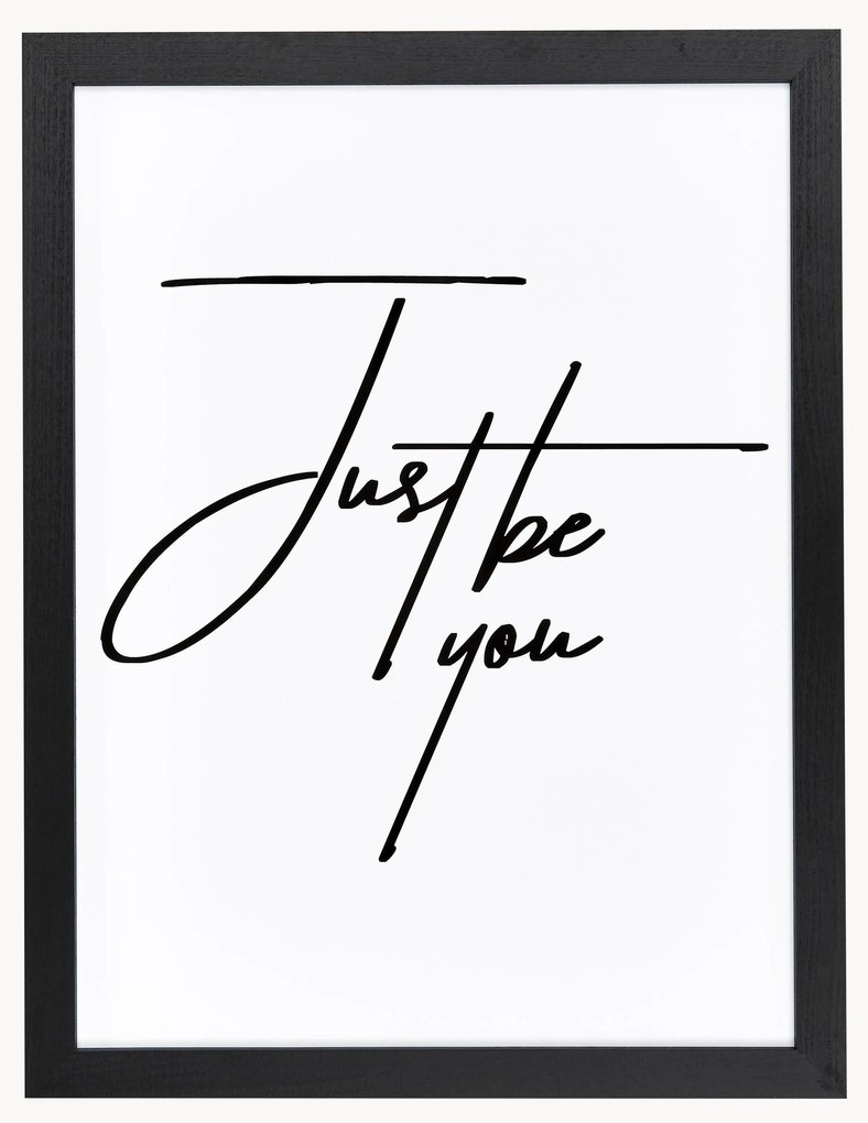 Nástenná dekorácia v ráme Just Be You