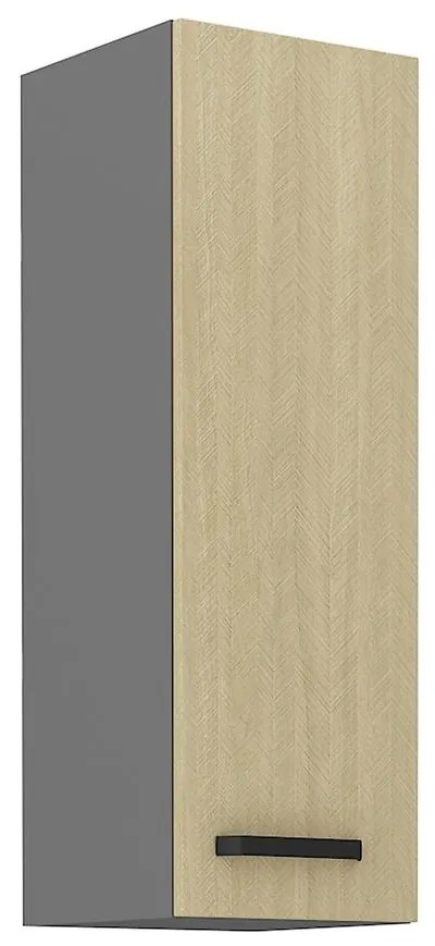 Kuchynská skrinka SCANDI jedľa/antracitová 30g-90 1f