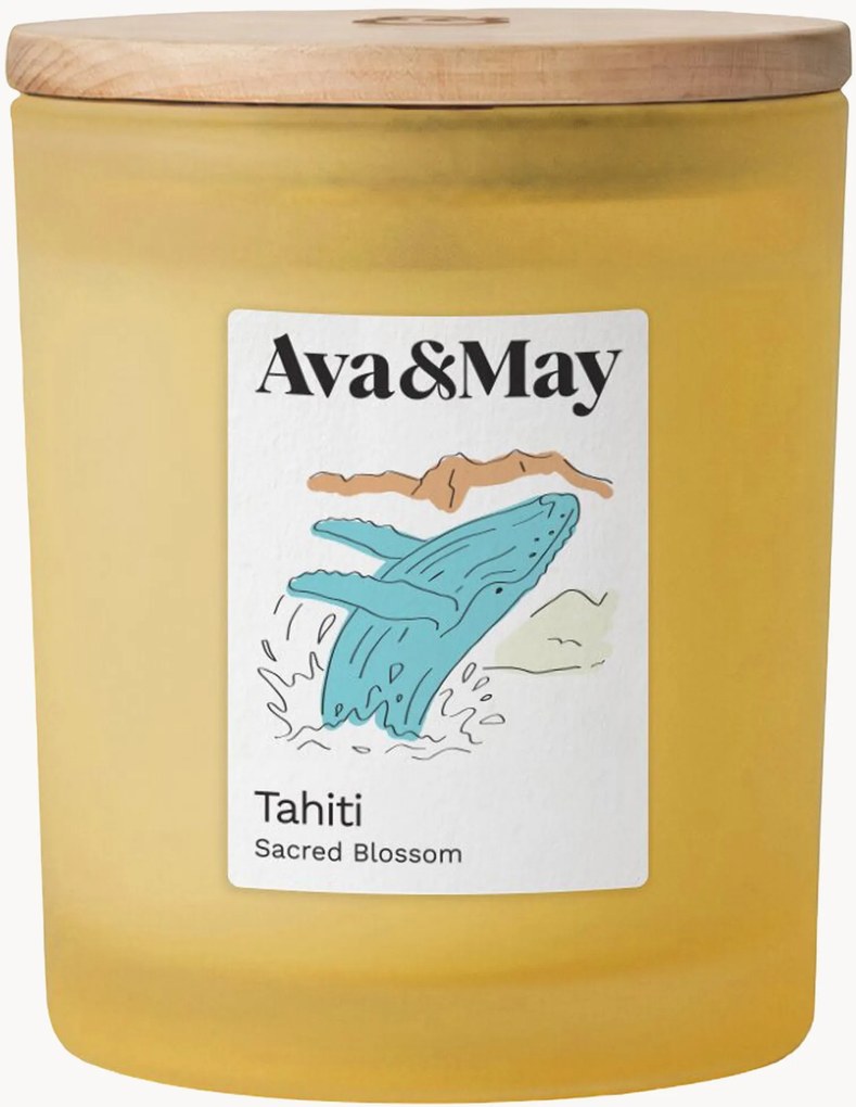 Vonná sviečka Tahiti (Monoi, Tahitian Vanilla & Amber)