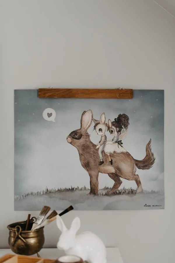 Plagát Mrs. Mighetto Dear Friends 40x50 cm