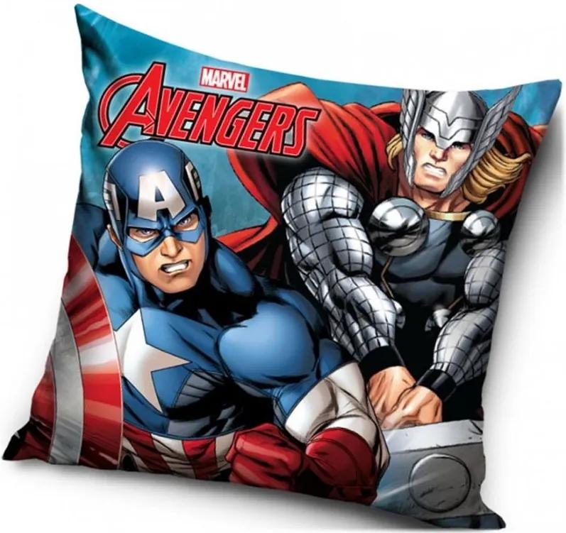 Vankúš Avengers - motív Kapitán Amerika a Thor - 40 x 40 cm | BIANO