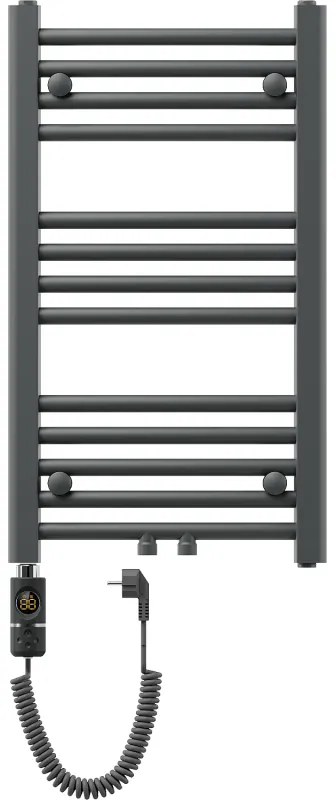 Mexen Ares, elektrické vykurovacie teleso 700 x 400 mm, 300 W, antracitová, W102-0700-400-2300-66