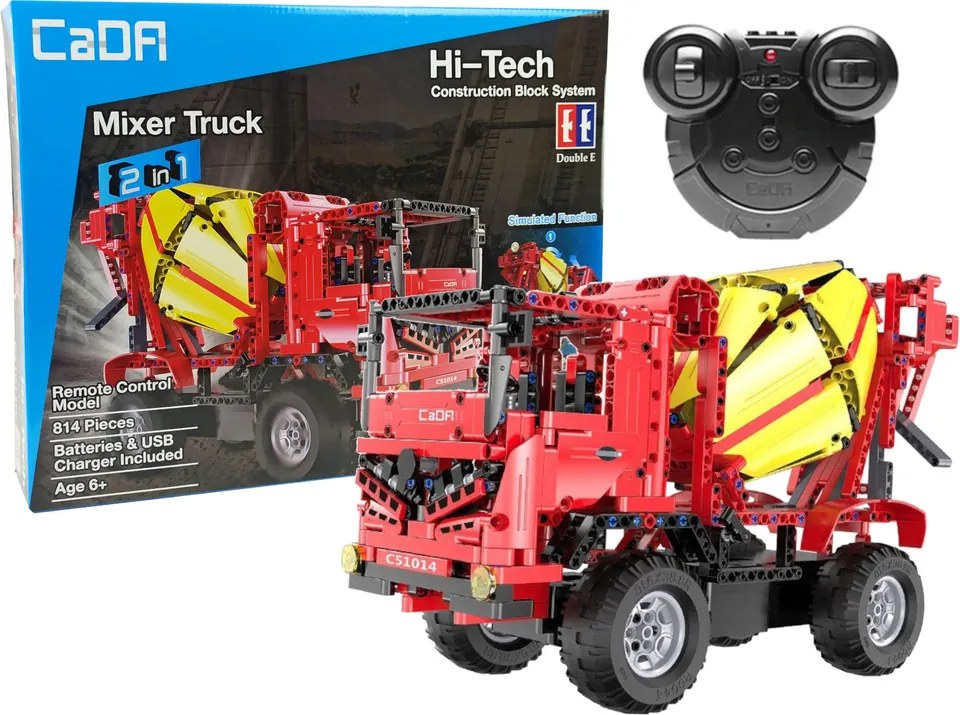 CADA 2.4G diaľkovo ovládaná miešačka betónu 815 kusov