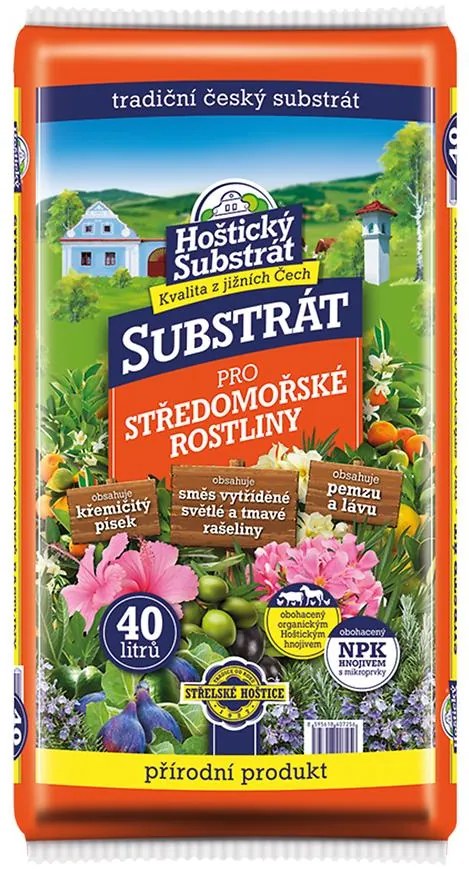 Hoštický substrát pre stredomorské rastliny 40 l