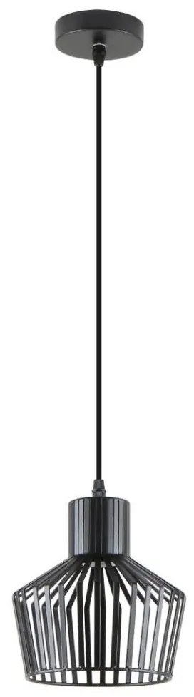 Zuma Line A8079-BK - Luster na lanku DOLIA 1xE27/40W/230V pr. 18 cm čierna