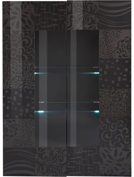 Vitrína ARIA antracit